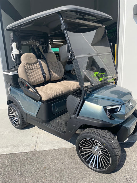 Atlas 2 Passenger Titanium Green Golf Cart
