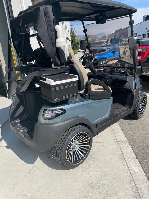 Atlas 2 Passenger Titanium Green Golf Cart