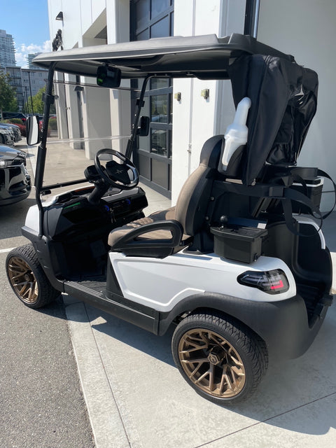 Atlas 2 Passenger Pearl White Golf Cart