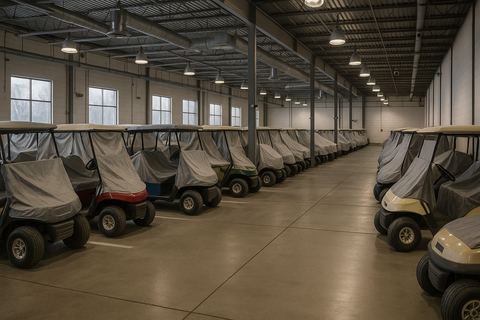 golf cart winter storage facility