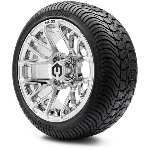 MODZ® 12" Matrix Matte Bronze Wheels and Street Tires Combo