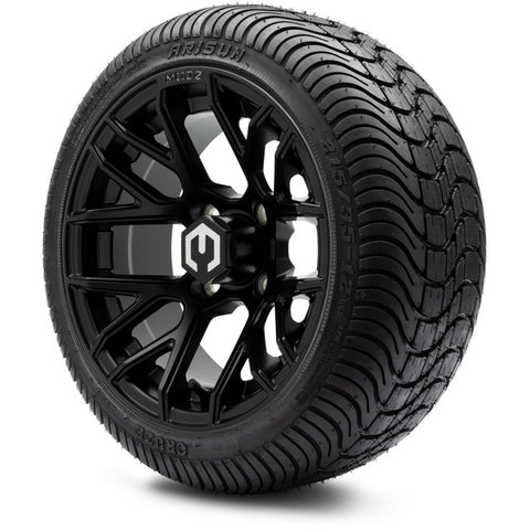 MODZ® 12" Matrix Matte Bronze Wheels and Street Tires Combo