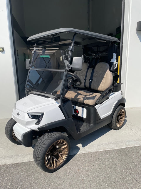 Atlas 2 Passenger Pearl White Golf Cart